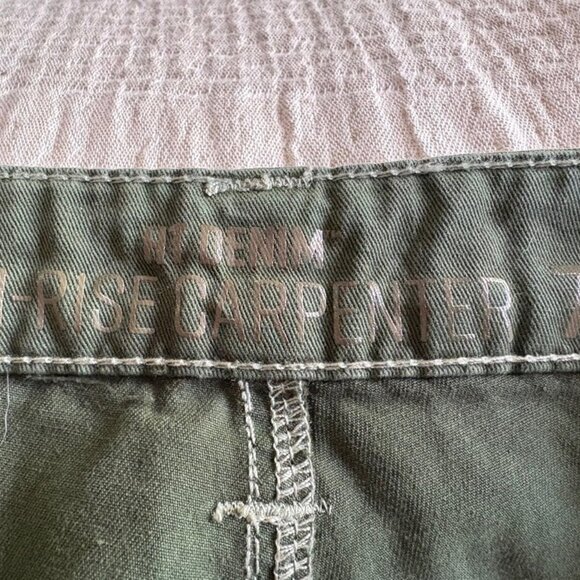 HT Denim Army Green Cargo Pants (Women, size 7) - Picture 6 of 6